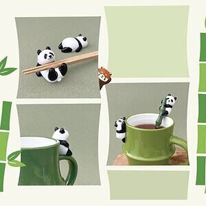 パンダラケ のんびりパンダマグ＆スプーン＆箸置き ホワイトデーカード付 2
