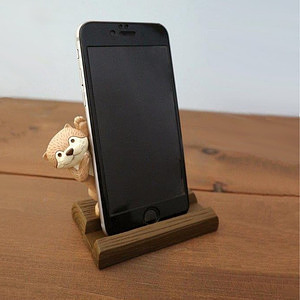 カワウソカフェ ひょっこりカワウソスマホスタンド チョコ ホワイトデーカード付 0