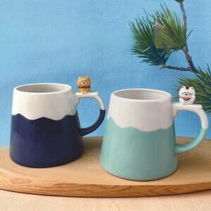 富士山マグ 招き猫 0