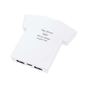 モバイルチャージャー Ｔシャツ ホワイト 0