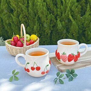 くだものマグ さくらんぼ ありがとうカード付 0