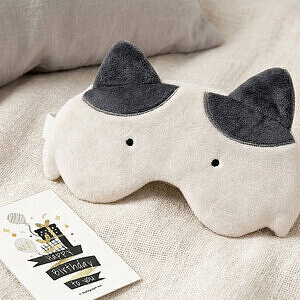 ネコティUSBホットアイマスク ミケ ホワイトデーカード付 9