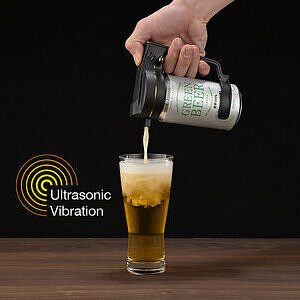 ハンディビールサーバー ブラック 誕生日カード付 0