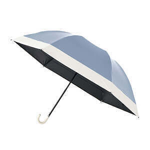 ツートーン 折りたたみ傘 ベージュ 4