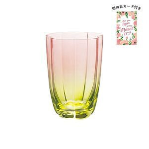 フラワーグラス M ピンク 母の日カード付
