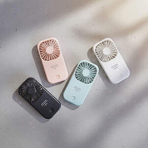 ポータブル＆スタンドファン ホワイト 誕生日カード付 0