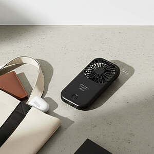 ポータブル＆スタンドファン ホワイト 誕生日カード付 7