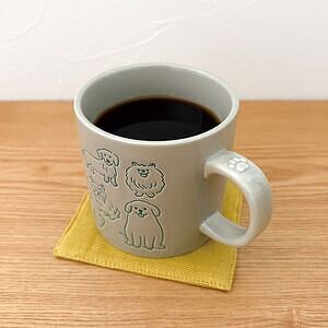 まみれマグ イヌまみれ ありがとうカード付 0