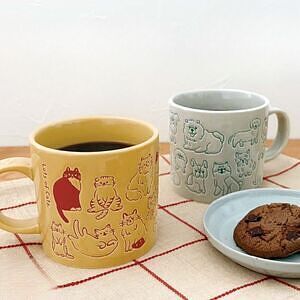 まみれマグ イヌまみれ ありがとうカード付 2