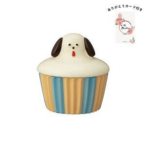 メゾン・テリア カップケーキ小物入れ ホワイトチョコ ありがとうカード付