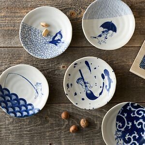 SHICHITA 猫 小皿揃 木箱入 ありがとうカード付 0