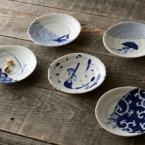 SHICHITA 猫 小皿揃 木箱入 ありがとうカード付 1