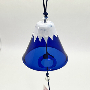 風鈴 富士山 ありがとうカード付 4