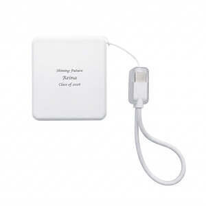 モバイルチャージャー コードストラップ ホワイト