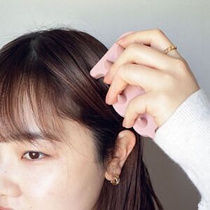 クーラ スカルプブラシ キャット ピンク 2