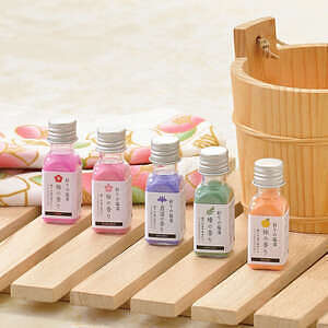 バスソルトギフトセット 彩り 名入れ巾着バッグ入り 母の日カード付 0