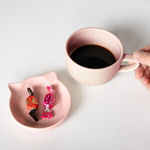 ネコ サラマグ グレー 母の日カード付 4