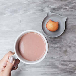 ネコ サラマグ グレー 母の日カード付 6