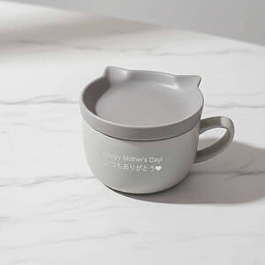 ネコ サラマグ グレー 母の日カード付 8