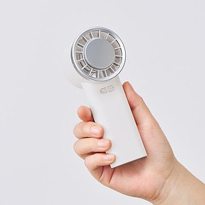 冷却プレートUSBハンディファン ホワイト 母の日カード付 1