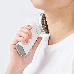 冷却プレートUSBハンディファン ホワイト 母の日カード付 3