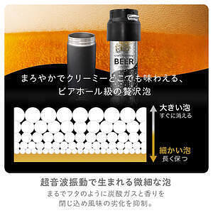 タンブラー型ビールサーバー ブラック 5