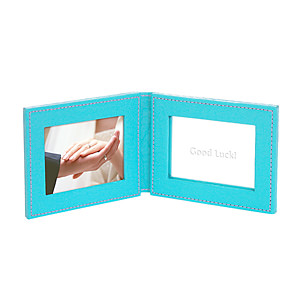 フォトコンパクトミラー ブルー