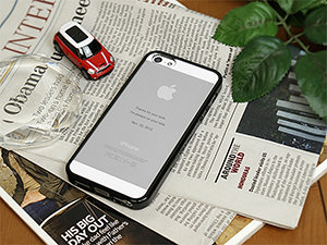 iPhone SE/5s/5 バンパーケース クリアー 7