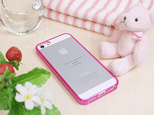 iPhone SE/5s/5 バンパーケース ピンク 2