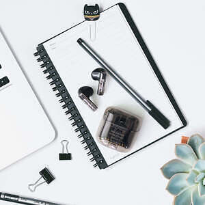 ワイヤレスイヤホン スケルトン 0