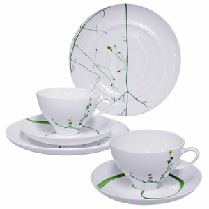 M-Style Botanical Poem Afternoon Tea set