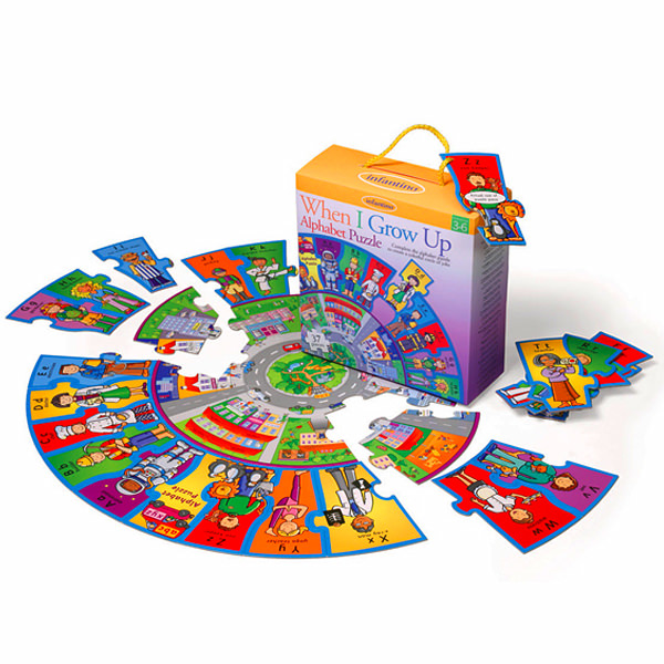 フェン アイ グロー アップ アルファベットパズル