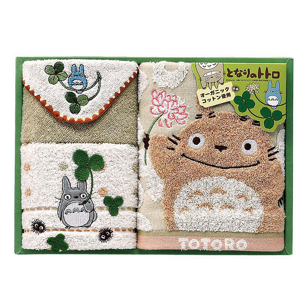 となりのトトロ 白詰草 タオルセット TT-3520