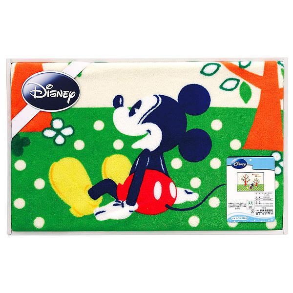 ディズニー ミッキーマウス トレフル マイクロひざ掛け DS-21021G