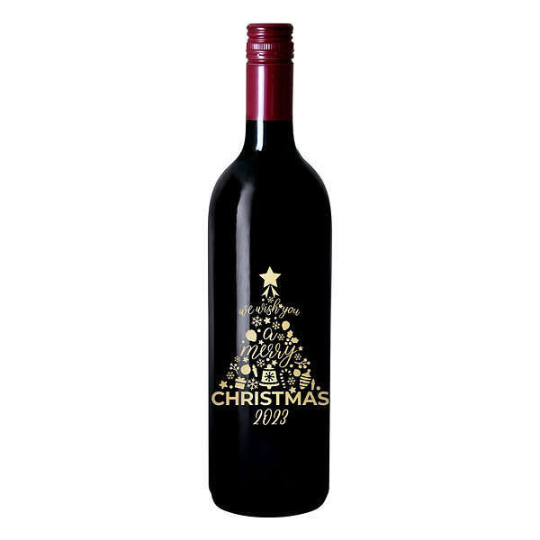クリスマスツリーボトル 赤ワイン