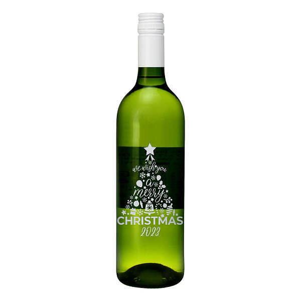 クリスマスツリーボトル 白ワイン
