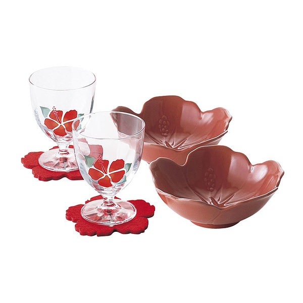 レイ・ミイク ハイビスカスペアボウル