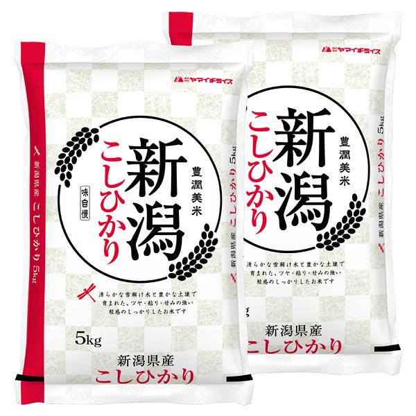 新潟県産コシヒカリ 5kg×2袋 合計10kg