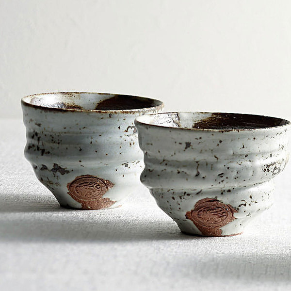 御室焼 仁秀 フリーカップペア 端