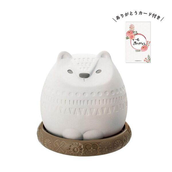 潤いマスコット FIKA ohana BEAR ありがとうカード付