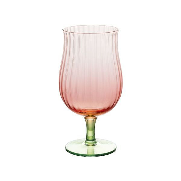 フラワーグラス ゴブレット ピンク