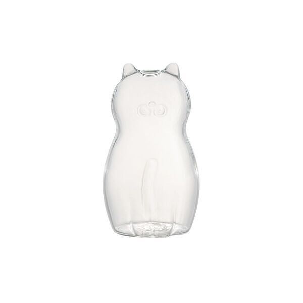 ネコの一輪挿し クリアー
