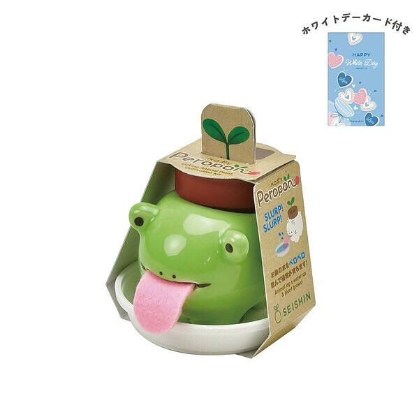 ペロポン カエル ミント ホワイトデーカード付