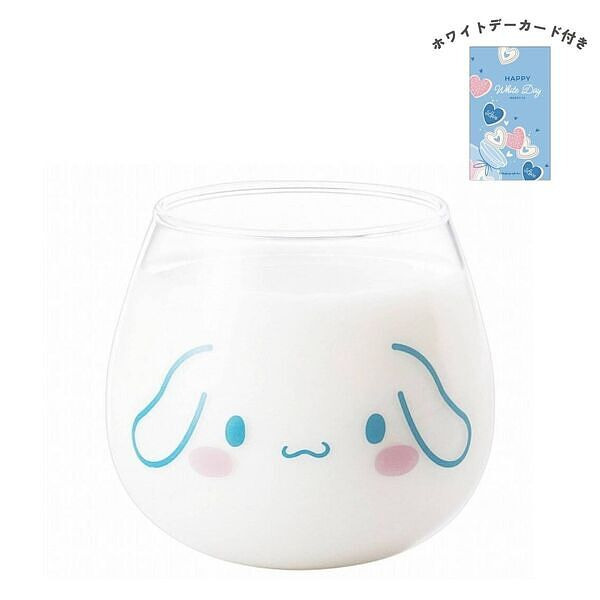 サンリオキャラクターズ ゆらゆらタンブラー シナモロール ホワイトデーカード付