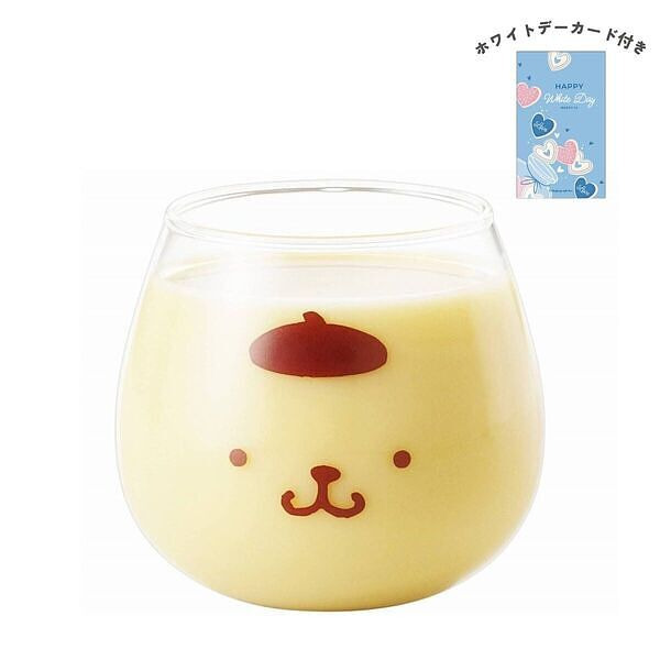 サンリオキャラクターズ ゆらゆらタンブラー ポムポムプリン ホワイトデーカード付