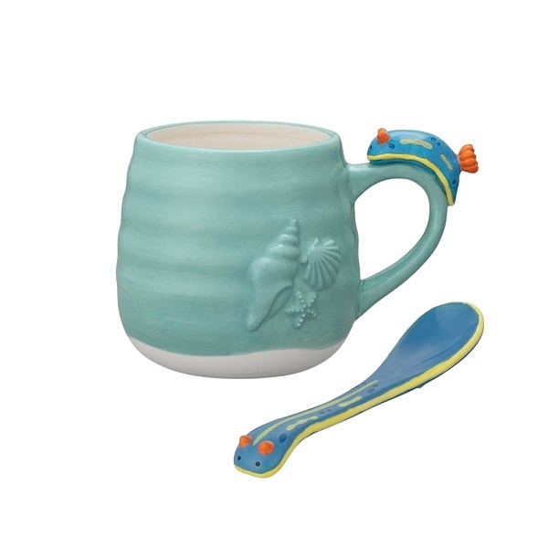 ウミウシ マグ スプーン アオ