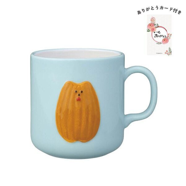 メゾン・テリア 焼き菓子レリーフマグ  マドレーヌ ありがとうカード付