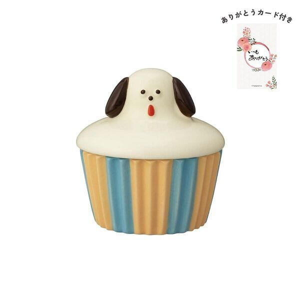 メゾン・テリア カップケーキ小物入れ ホワイトチョコ ありがとうカード付