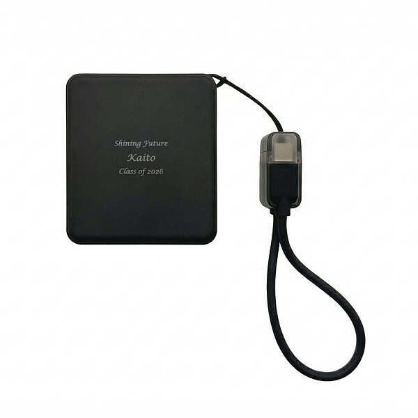 モバイルチャージャー コードストラップ ブラック