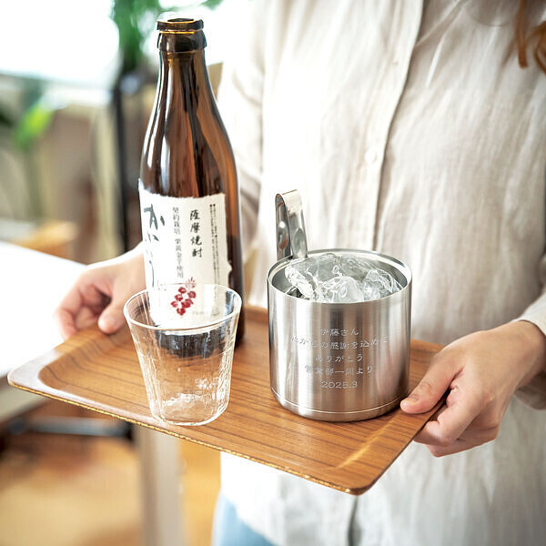 バレンタインにステンレス ミニアイスペール